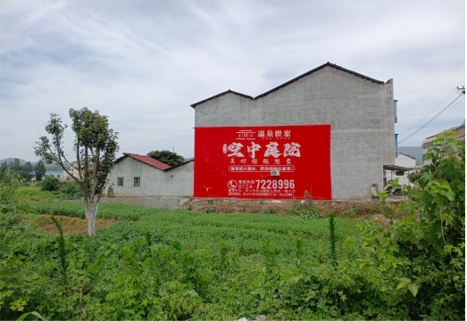 海盐做墙体广告的意义